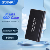 mSATA To USB 3.0 SSD Enclosure External HD Hard Drive Disk Box Storage Case Adapter For KingSpec Kingdian mSATA SSD 30*50mm