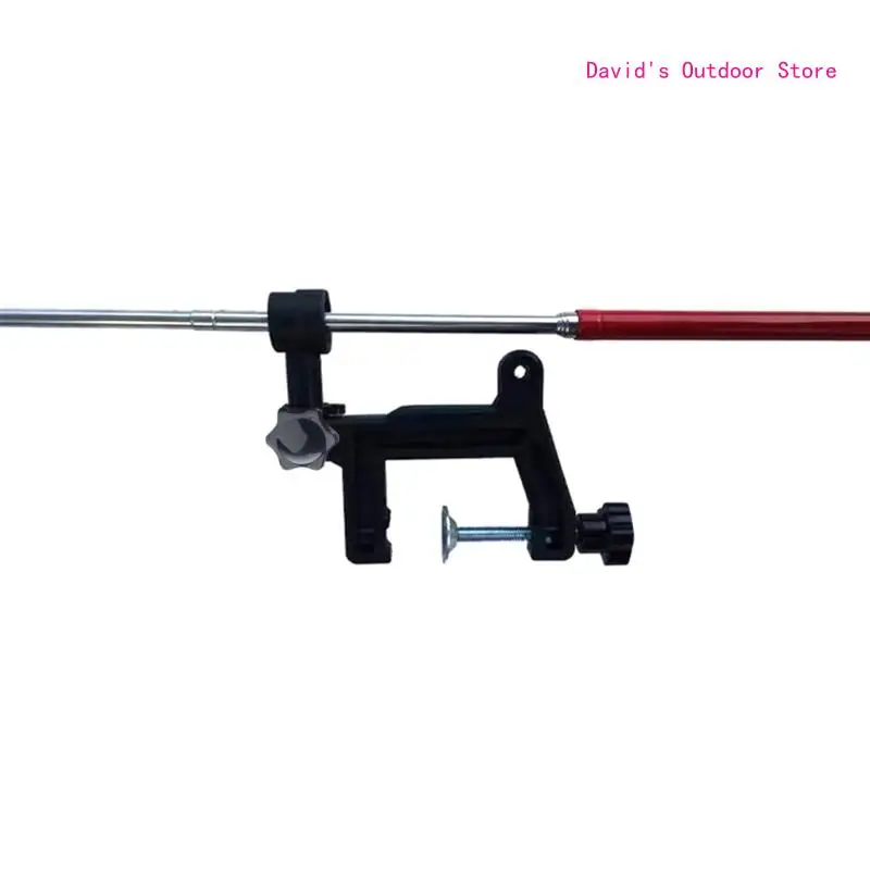 Adjustable Fishing Finder Mount Base Telescopic Fishfinder Support Rack Transducer Bracket Fishfinder Rack Mounting Arm X3UA