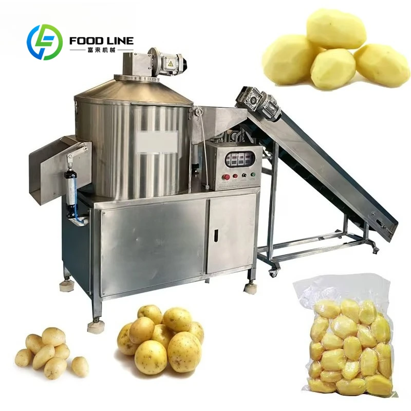 

Customized Potato Washing Peeling Slicing Production Line Vacuum Packaged Peeled Potato Process Machine Hot Sale