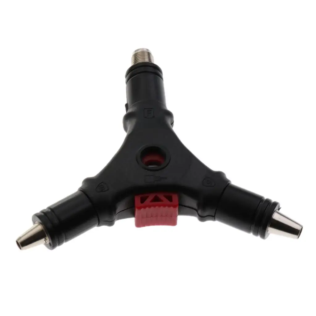 F Connector Flaring Tool Coaxial Cable Crimper Multi Use Compression Device for RG6 RG59 TV Feeder Assembly