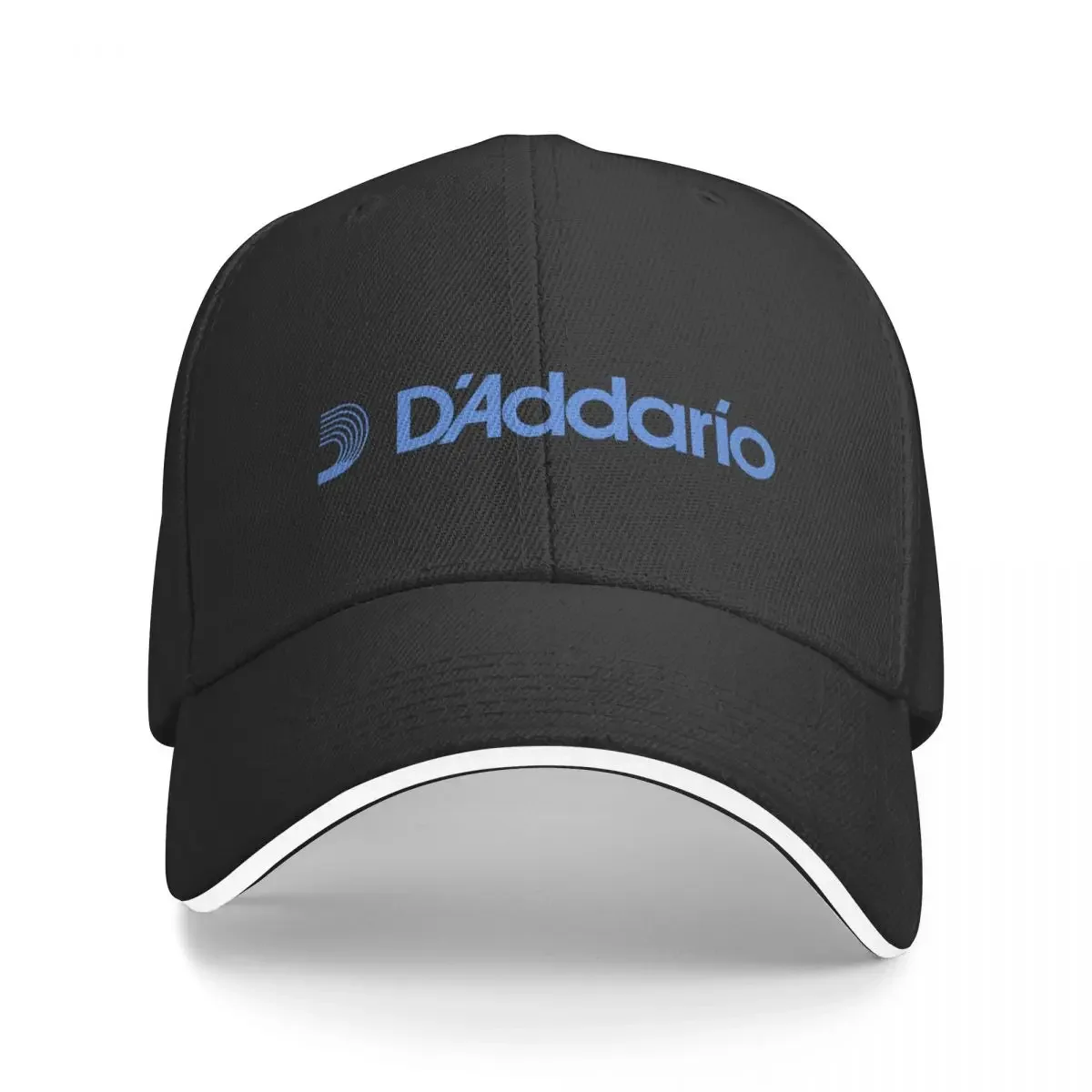 D'addario String Blue Logo Cap Fashion Casual Baseball Caps Adjustable Hat Summer Unisex Baseball Hat Customizable Polychromatic