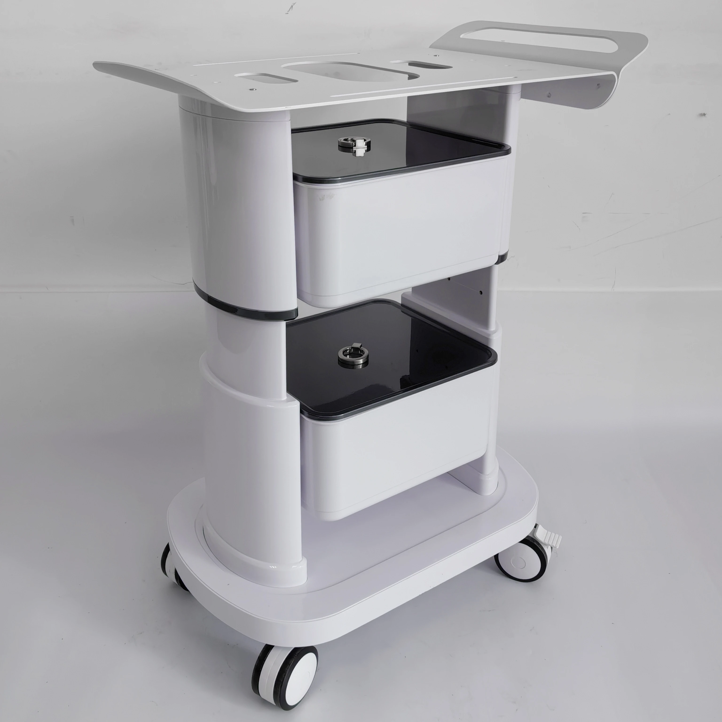 

Beauty Tools Collecting Salon Trolley Hairdressing SPA Cart Organizer Multi-function Manicure Cart Storage Holders