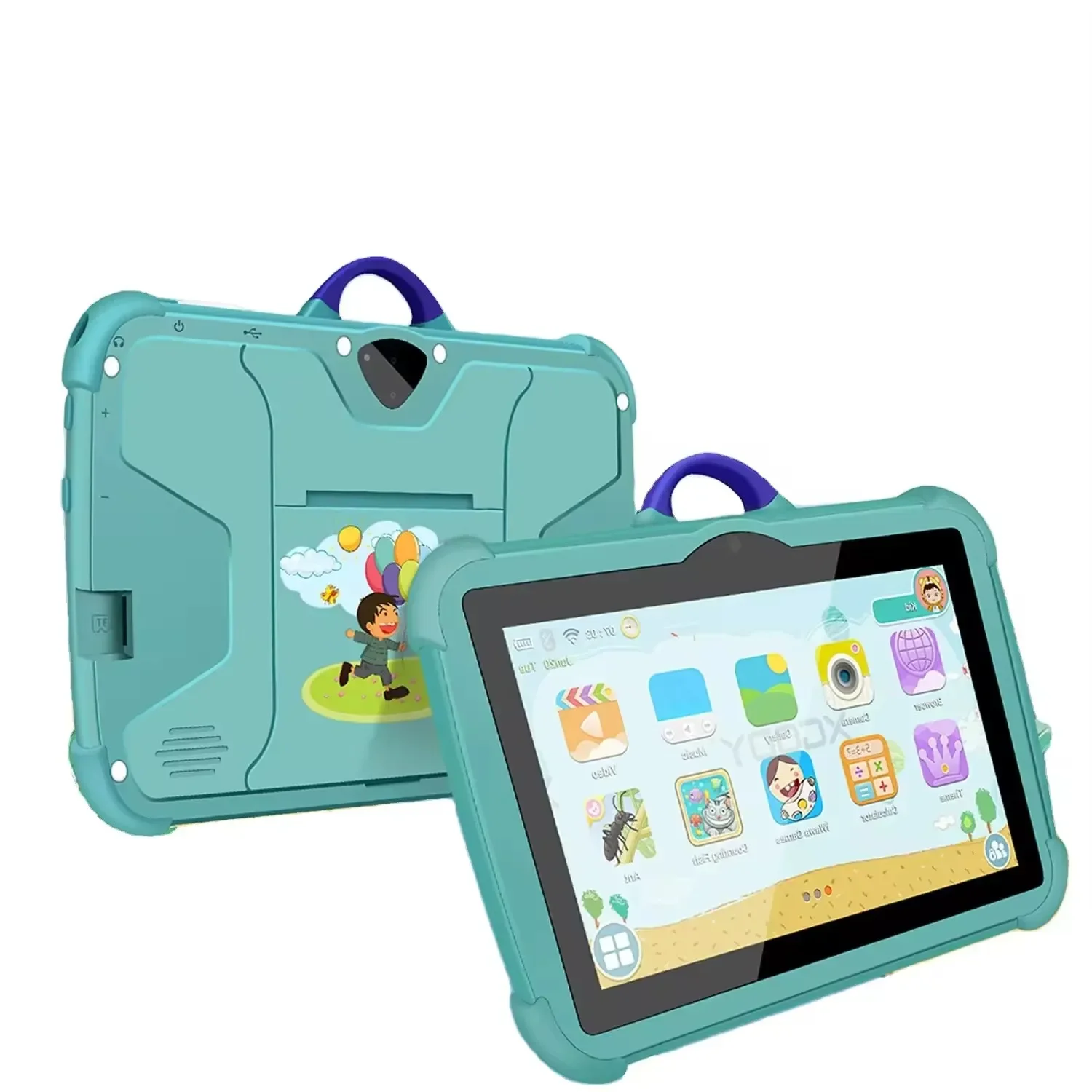 Tablette PC Android avec écran IPS pour enfants, tablettes pour tout-petits, jeux éducatifs, WiFi, 7 pouces, 2 Go, 16 Go