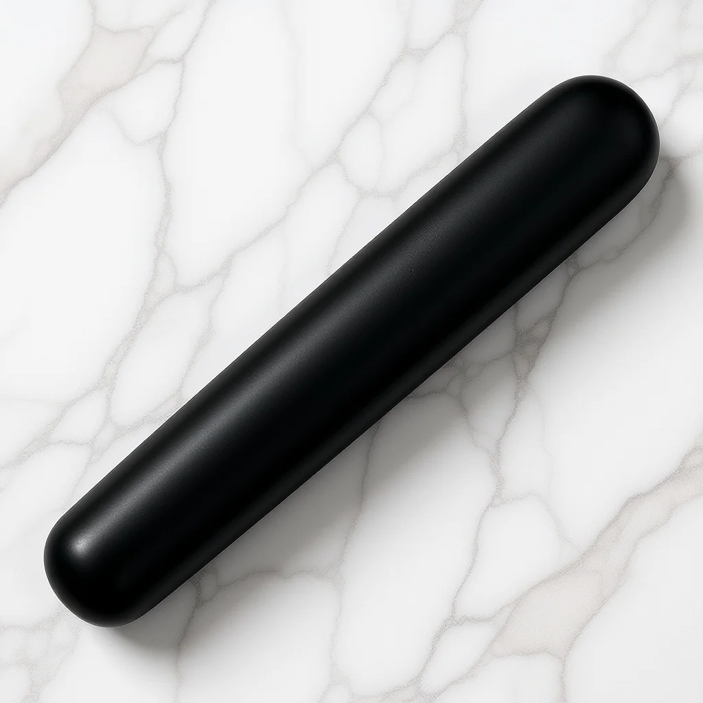 

Premium Obsidian Massage Stick Fine Polished for Comfortable Hold Gua Sha Therapy Tool for Muscle Relaxation and