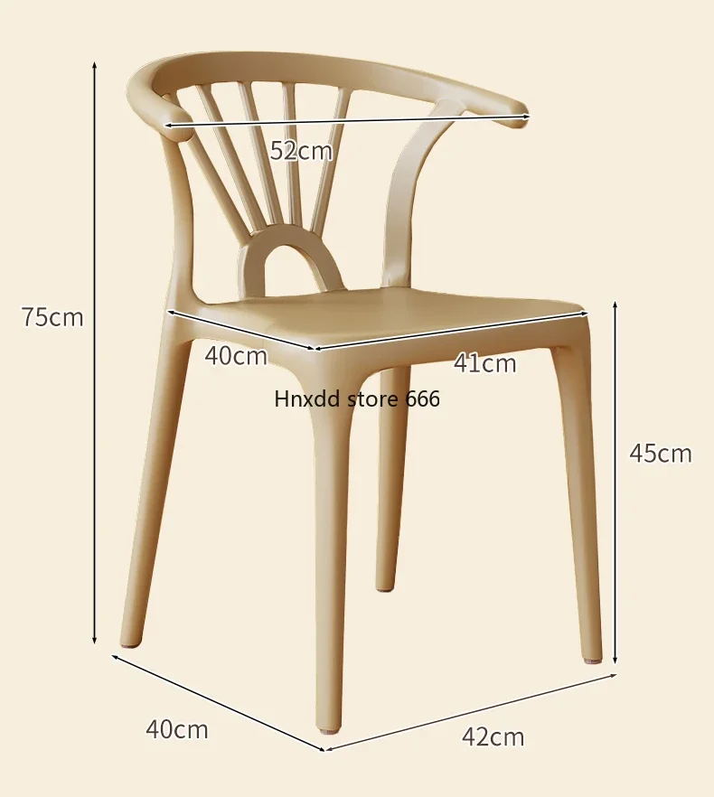 Stool Backrest Dining Chairs Living Room Simplicity Modern Restaurant Dining Chairs Nordic Plastic Muebles Nordic Furniture