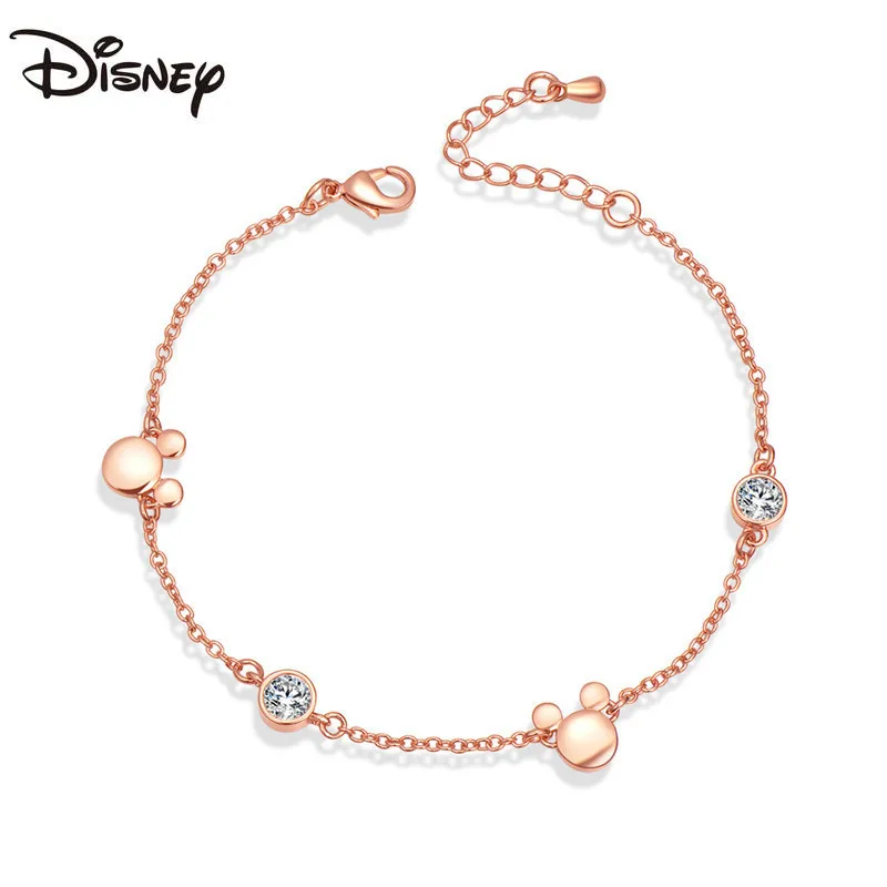 

Disney Fashion Accessories Mickey Ladies Net Red Bracelet Jewelry Trend To Send Girlfriend Valentine's Day Birthday Jewelry Gift