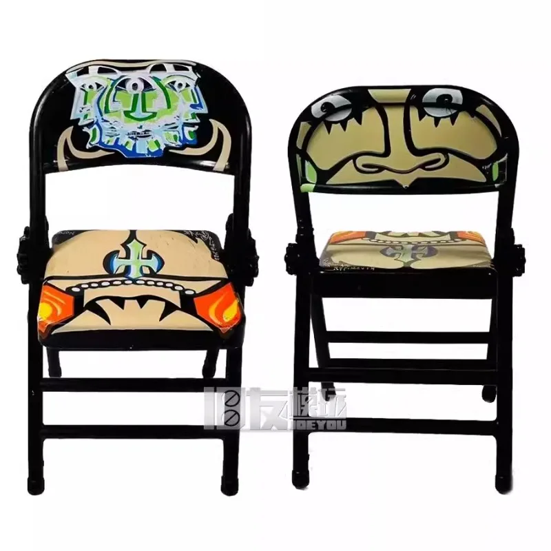 

AEW Wrestler Accessories Jeff Hardy Chair Foldable for Doll