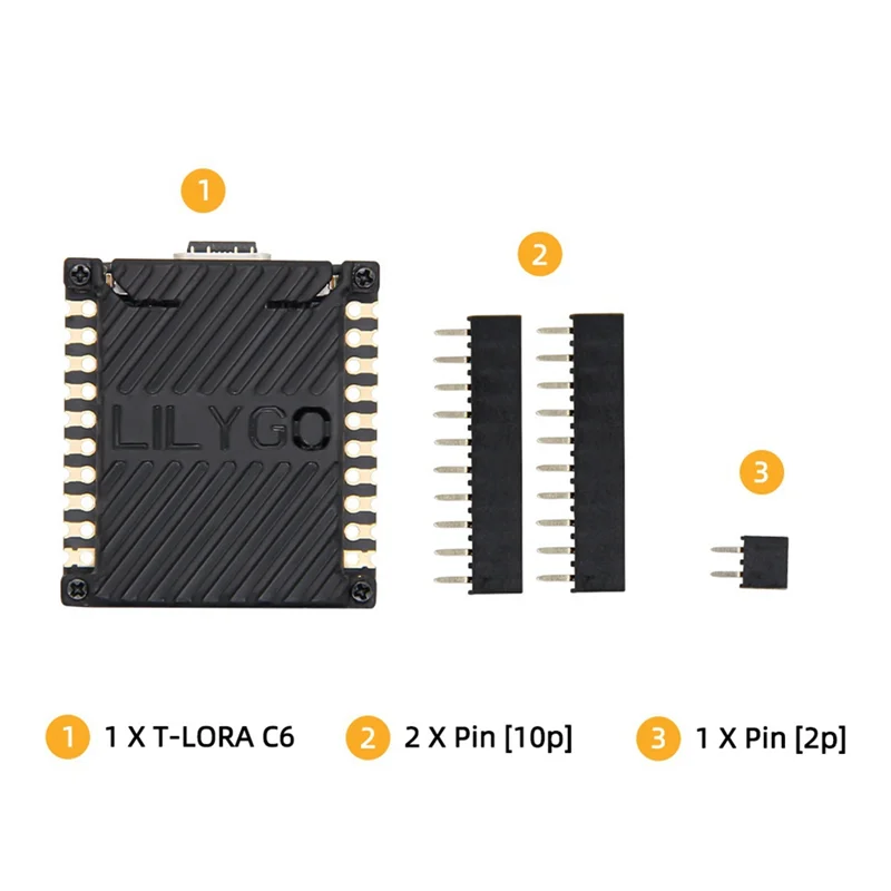 

Новый модуль Lilygo T-Lorac6 ESP32-C6 Lora, плата разработки низкой мощности Lorawan дальнего действия с SX1262, отверстиями для штампов