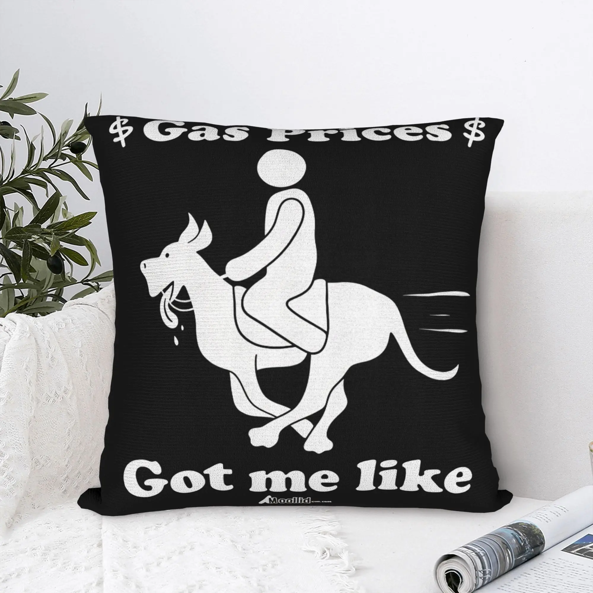 Pillow Case Gas Prices Got Me Like Custom  Pillow Cover For Sofa Couch Bed Living Room Novelty Pillowcases