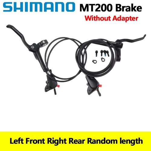 Imagen 2 del producto Shimano MT200 BR delantero izquierdo 800mm trasero derecho 1450mm MTB bicicleta de montaña freno de disco hidráulico Original