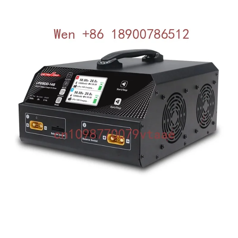 2027 Ultra Power  Drone Battery Charger Hot Selling UAV Charger UP2800-14S 2800W Dual Channel LiPo LiHv 4.20 4.35 4.40 4.45V