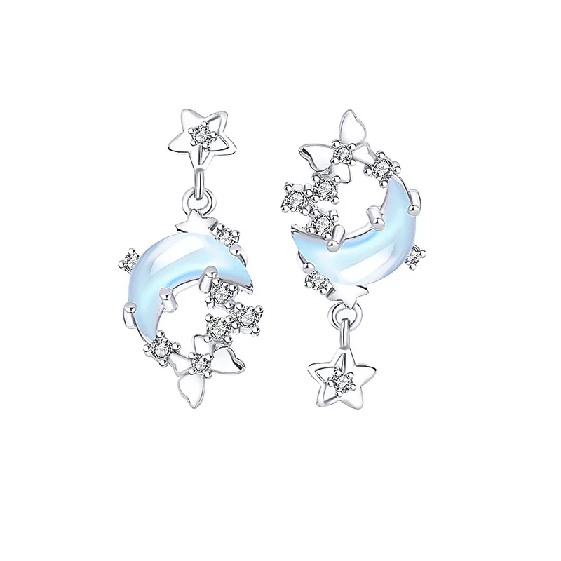 Thaya S925 Silver Dangle Earrings Original Design Women's Jewelry Crystal Fashion Drop Earring for Women Luxury Jewelry Gifts image 6