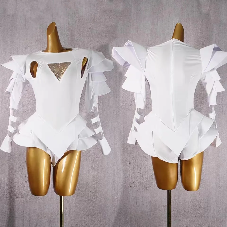 

GOGO Dance Bodysuit DJ Leading Dance Rave Clothes Singer Stage Wear New Stage Costumes Women Nightclub Rhinestone Jumpsuit