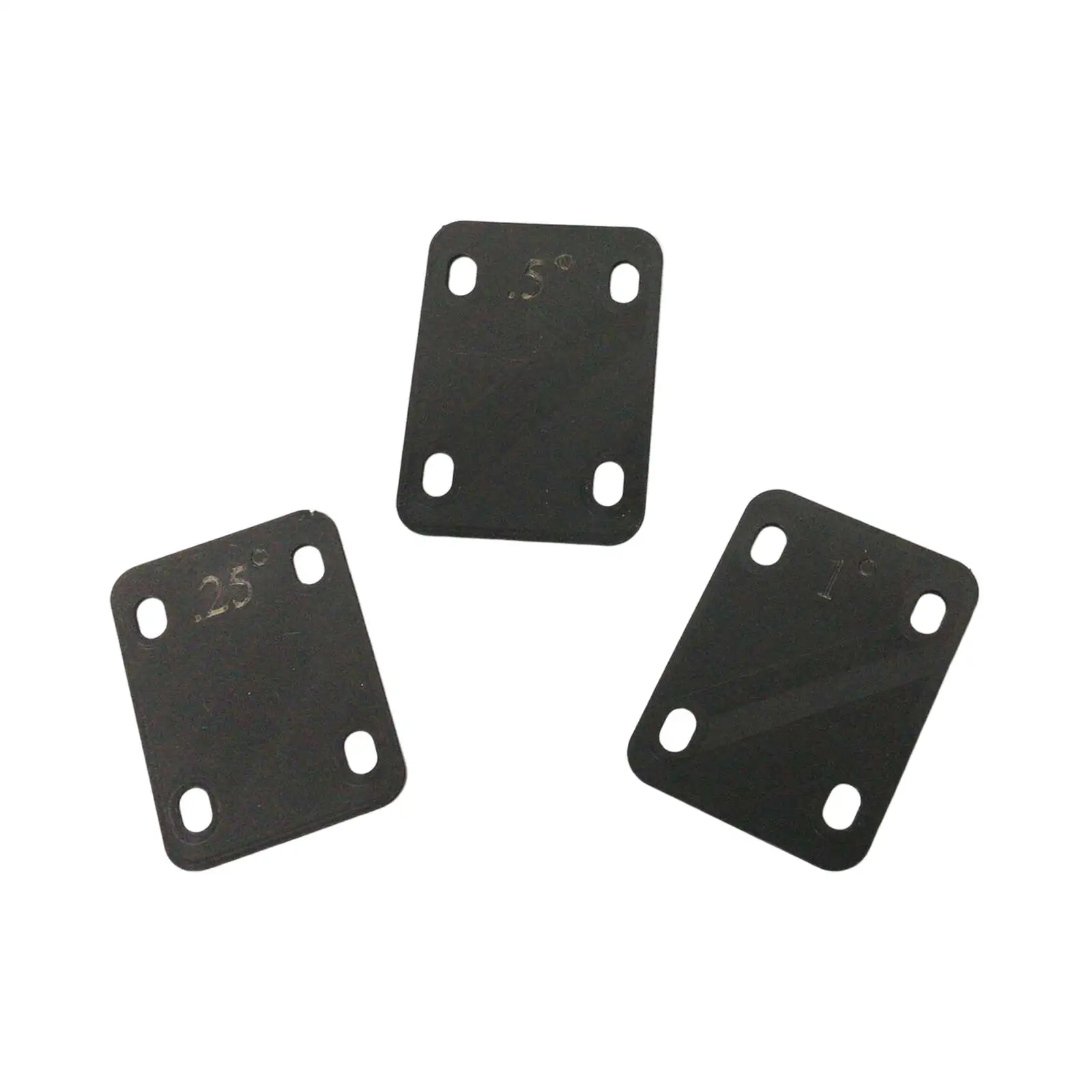 3x 4 Holes Neck Plate Gasket for Bass guitar masters Electric Guitar