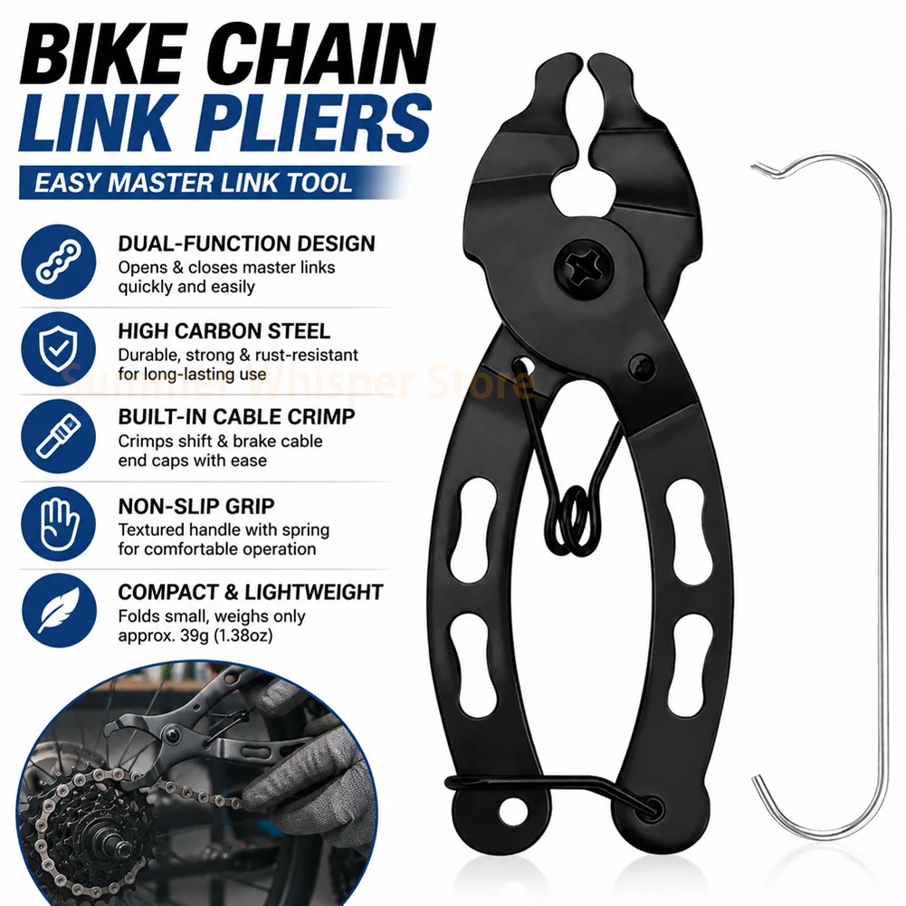 Fahrradkettenzange Mini MTB Fahrradketten-Schnellverschluss-Klemme Demontage- und Montagezange Rennrad-Reparaturwerkzeug
