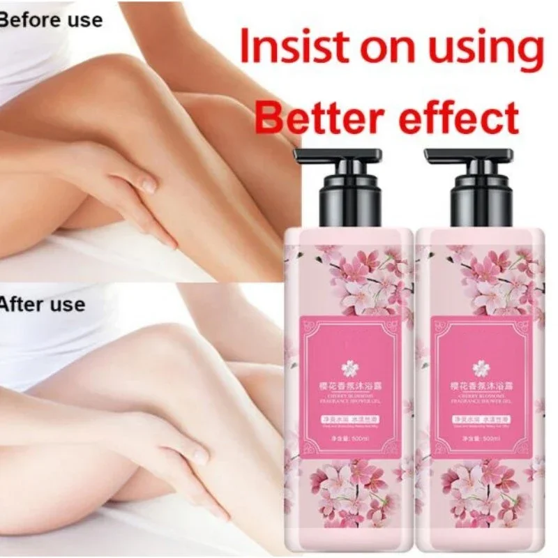 

Sakura Lasting Fragrance whitening Body Wash Shower Gel for Dark Skin Care Exfoliating Deep Clean Dirt Oil Control Moisturizing