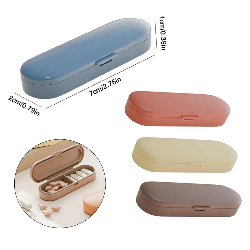 

Portable Magnetic Medicine Box Pill Storage Box Food-Grade Mini Medicine Box Small And Exquisite Dust-Proof And Moisture-Proof