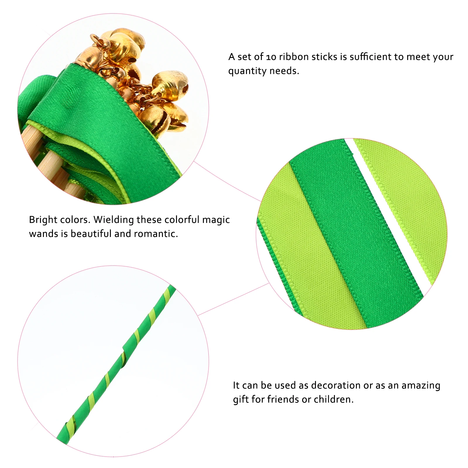 

Fairy Wand Decoration for Party Ribbon Wedding Wands Decorations Favor Sticks Supplies