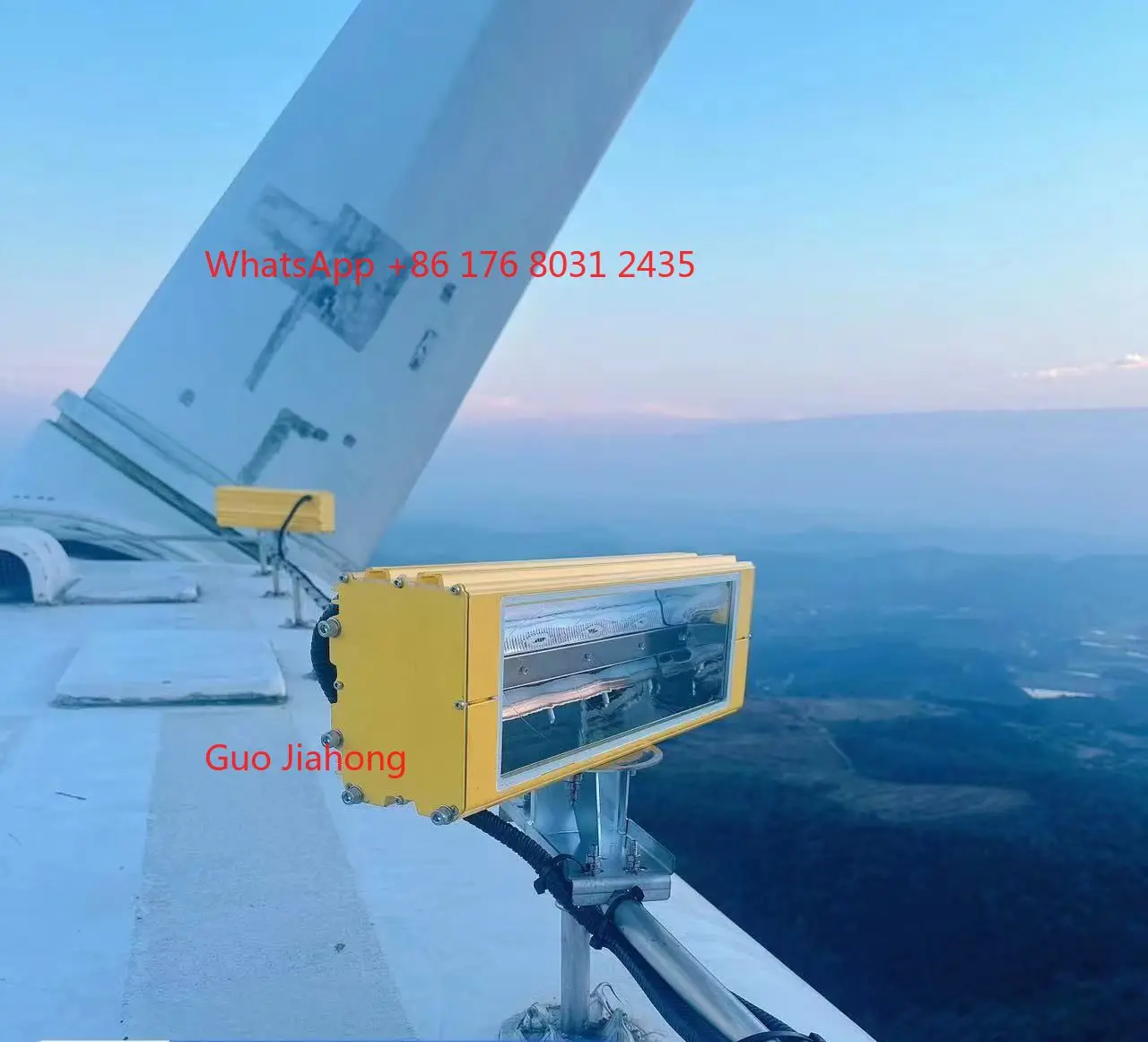 

Aviation Safety Obstruction Lighting Wind Turbine Solar-Powered Light Controller Visibility Warning Obstacle Light