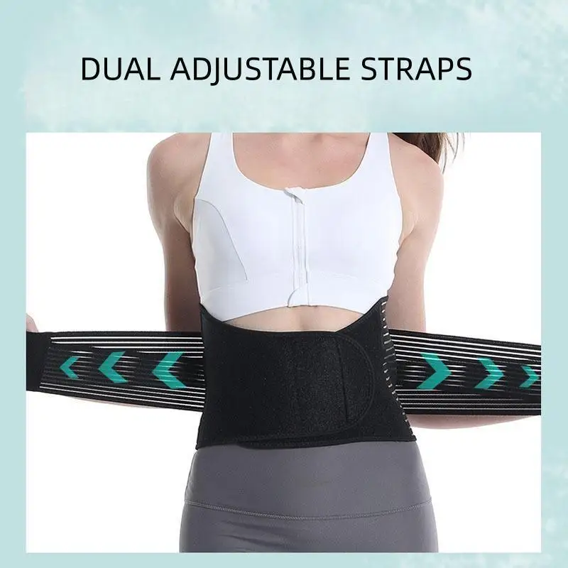 Back Brace for Lower Back Pain Relief with 8 Springs Lumbar Back Support Belt for Women & Men Work Waist Support Breathable