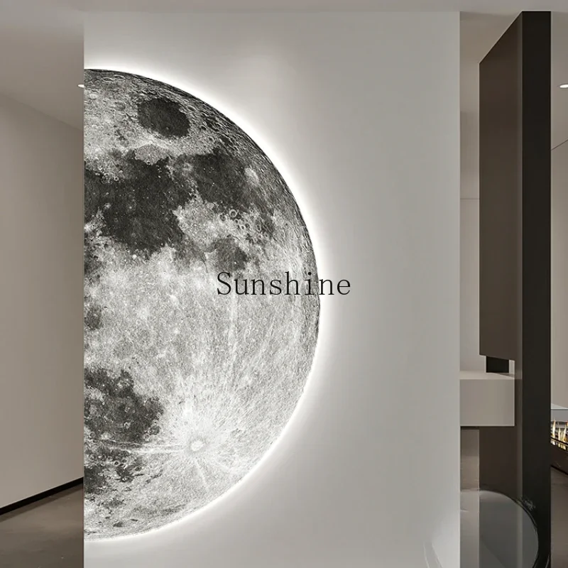 

Moon porch decorative painting ambient light high-end mural