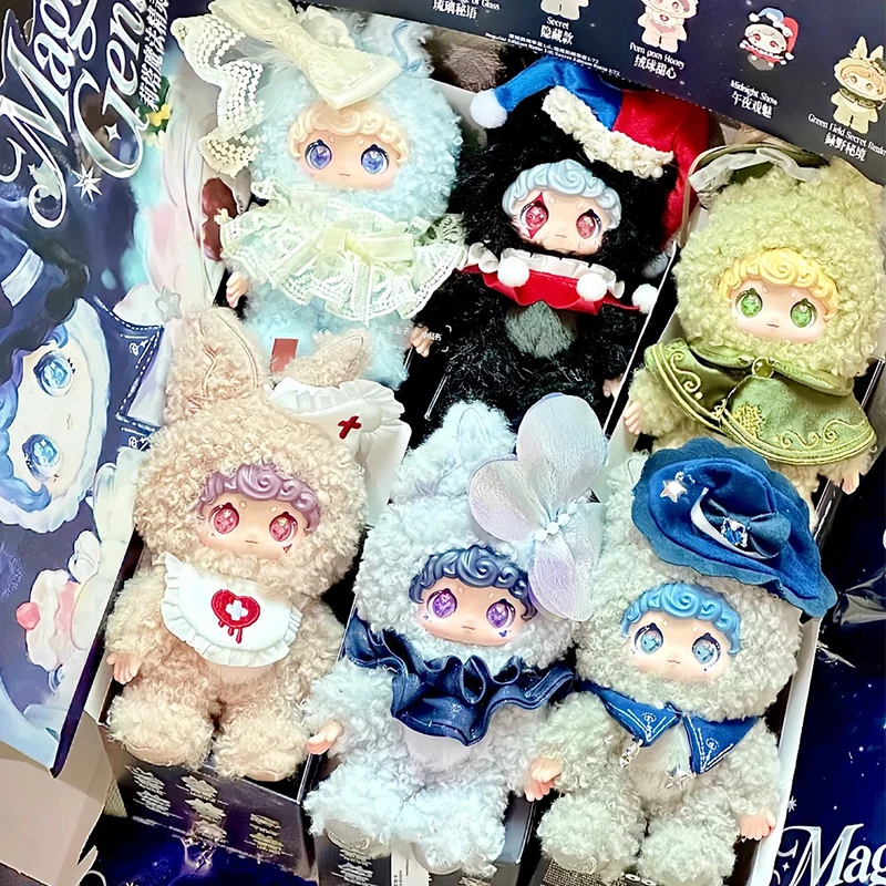 

Сюрприз-бокс Liite Magic Genie Series: коллекционные виниловые плюшевые куклы-гении, аниме-подвески, загадочные декоративные игрушки и подарки для дома