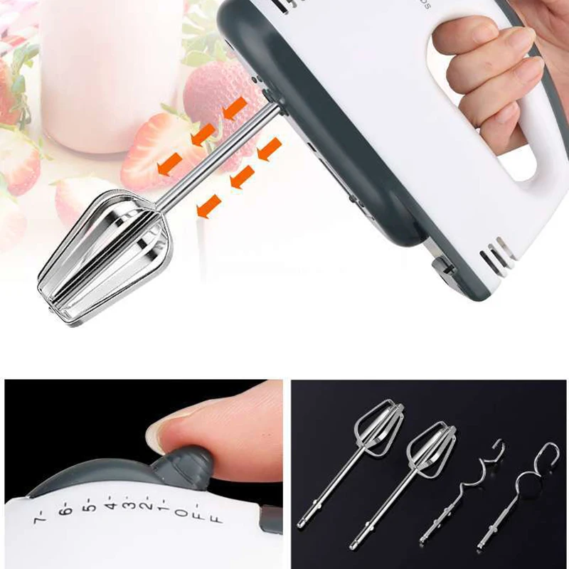 110/220V Stand Food Mixers Kitchen Electric Food Blender Desktop Egg Whisk Cream Cake Dough Kneader Milk Frother Food Processor