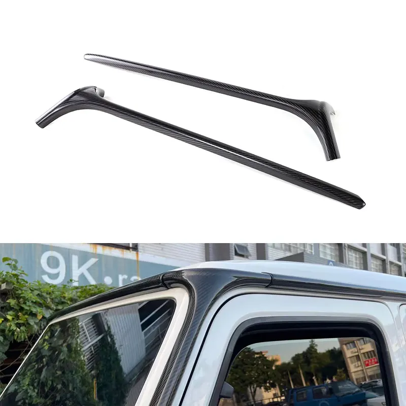 2019y~ W464 W463A carbon fiber roof strip trim A-pillar addon for Mercedes Benz G class G500 G63 accessories