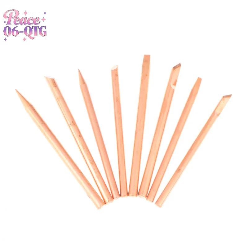 

New 4Pcs External Heat Soldering Iron Tip B C D K Pure Copper Solder Head 30W 40W 60W Replacement Tip Welding Repair Tools