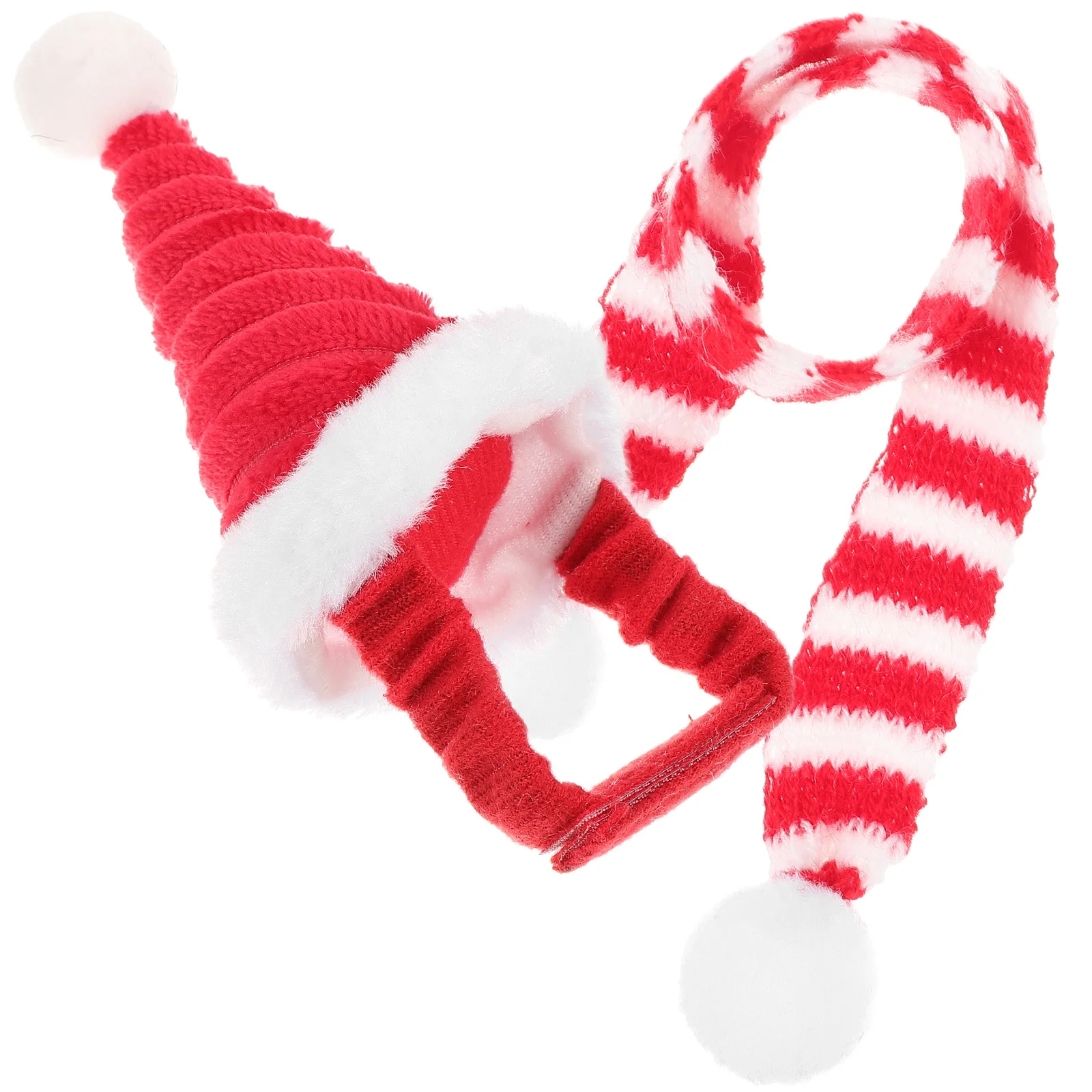 

1Set Christmas Small Pet Hat Scarf Cute Cotton Cap for Hamster Rabbit Guinea Pig Xmas Party Pet Outfit Mini Cat Headdress