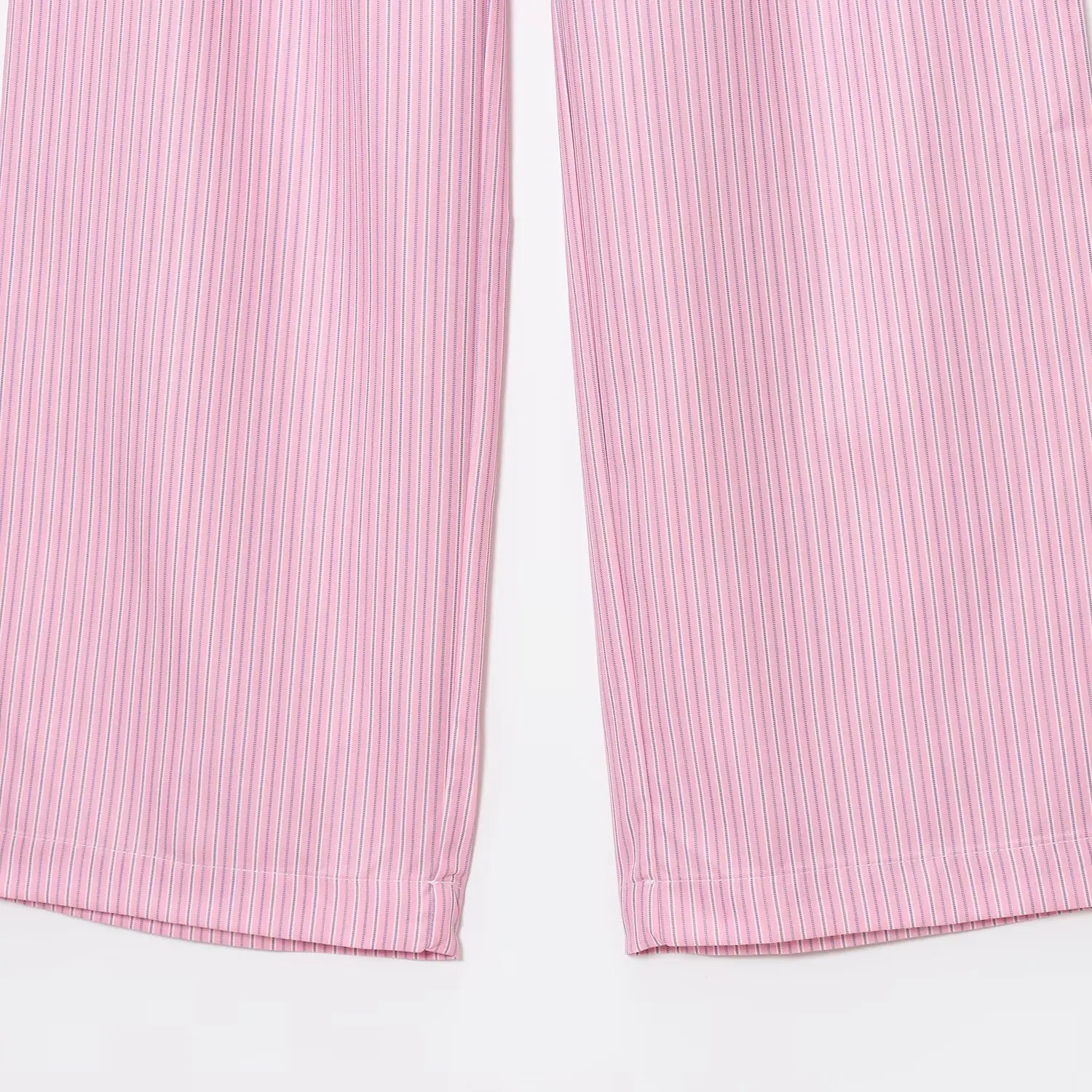 Conjunto de Dos Piezas de Plones de Pijama a Rayas de Moda para Mujer, Estilo Europeo, Ropa de Primavera para Adultos, JN...