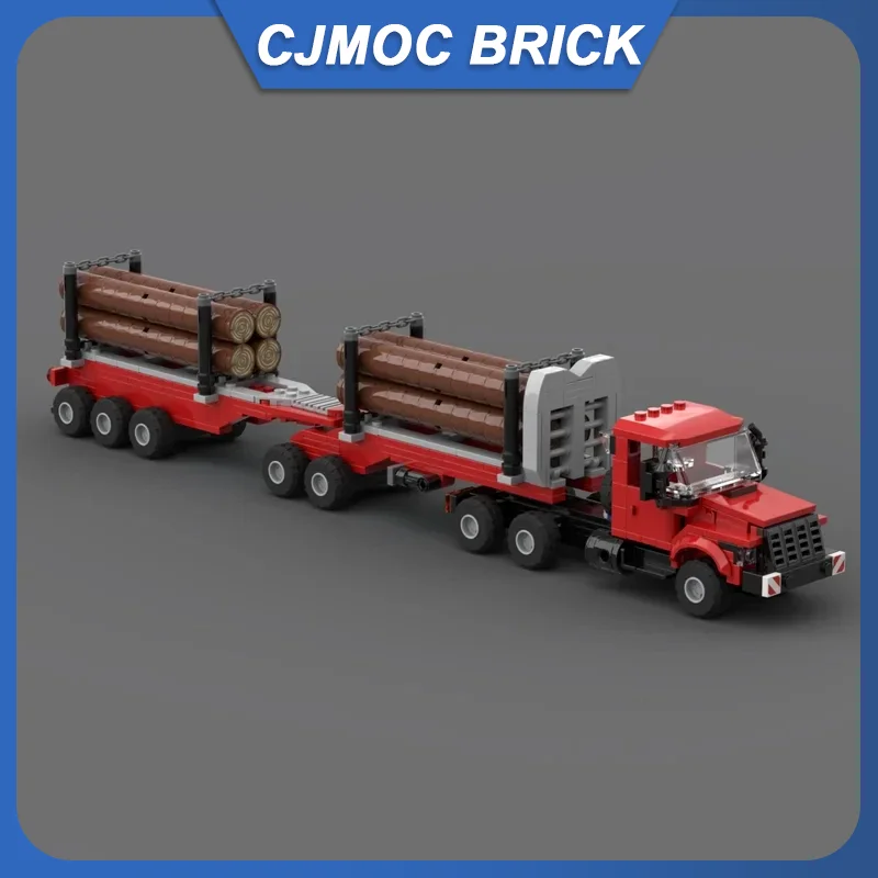 

539PCS MOC All-terrain Transporter Grizzly Heavy Logging Truck Assembly Building Block Children's Birthday Gift Adults Toys