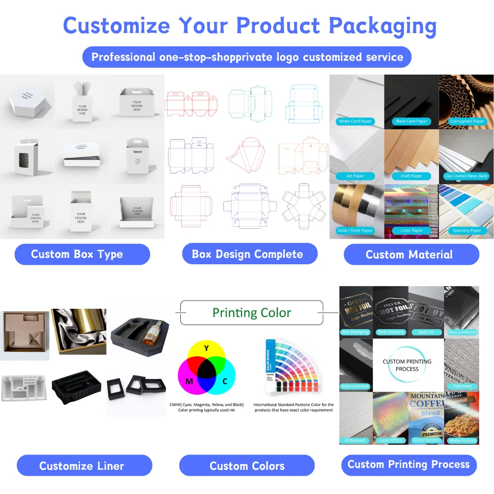 Customization.Customization.Recycle Decorative Cardboard Paper Gift Box Customized Beauty Advent Calendars for Christmas