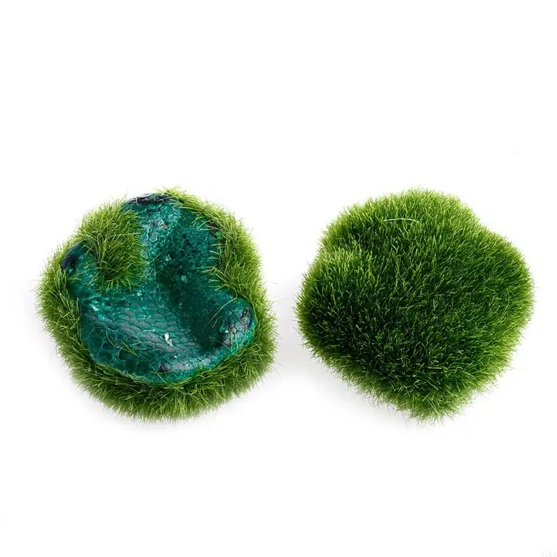 31KA 5 Pack Artificial Moss Rock Faux Green Moss Stone for Floral Arrangements Craft