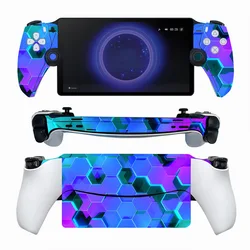 Hexagonal Honeycomb for PS Portal PVC Skin Sticker Matte Finish Anti-Bubble Durable Scratch-Resistant Decal
