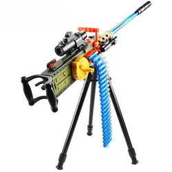 M2HB AMT Sucker Soft Bullet Gun Elastic Chain Elastic EVA Foam Heavy Machine Gun Toy Gun