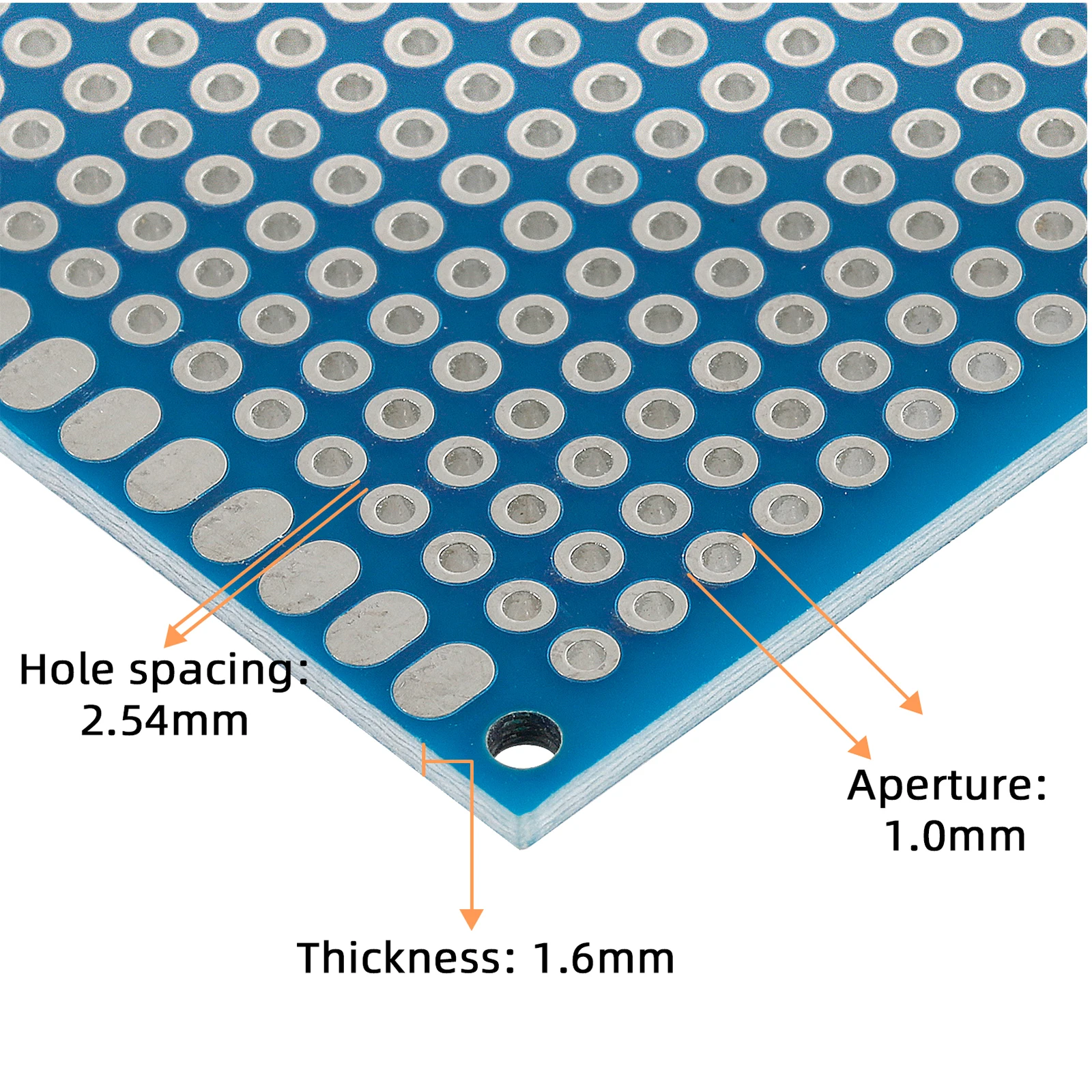 6/12pcs PCB Circuit Prototyping Board Double Side Prototype Boards DIY Universal Printed Perfboard Electronic Kit