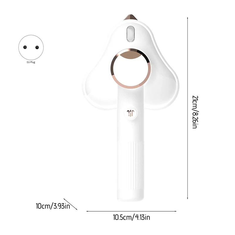 A84G-Portable Mini Ironing Machine - 180°Rotatable Handheld Steam Iron, Foldable Travel Garment For Fabric Clothes