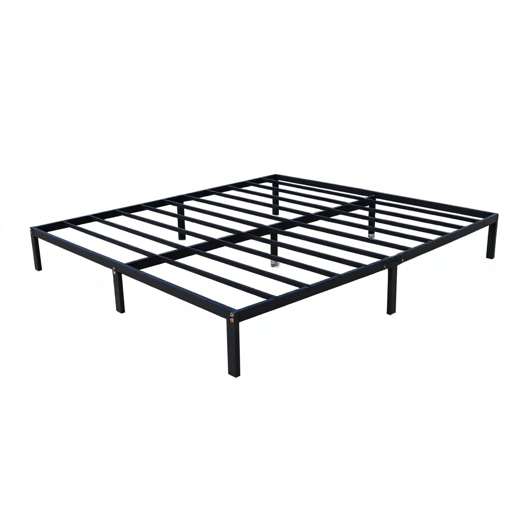 

Популярная современная металлическая стальная двуспальная кровать для отелей, школ, апартаментов, спален — акция!