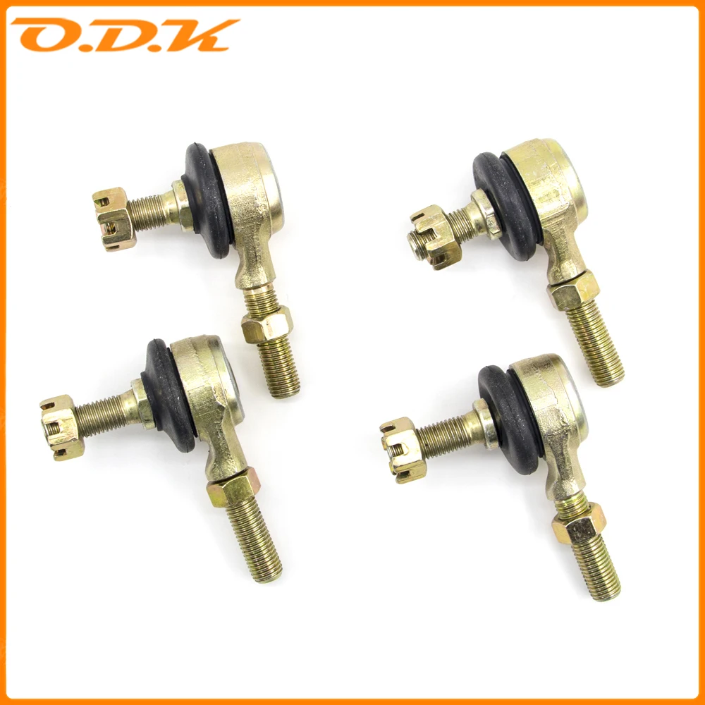 4pcs 10mm M10 Tie Rod Ball Joint For 50cc 70cc 90cc 110cc 125cc 150cc 200cc 250cc 300cc ATV Quad Dirt Bike 4-wheeler