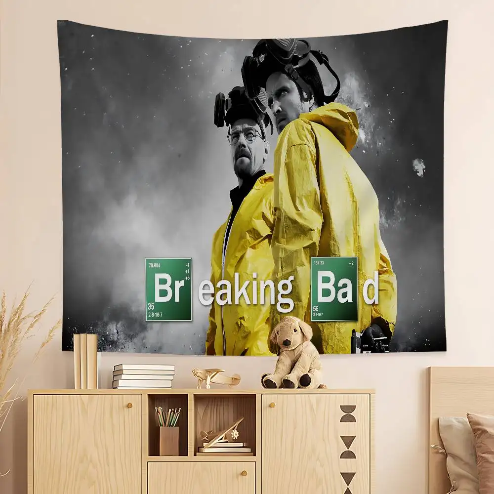 

Classic Crime Movie B-Breaking B-Bad DIY Wall Tapestry For Living Room Home Dorm Decor Wall Art Decor
