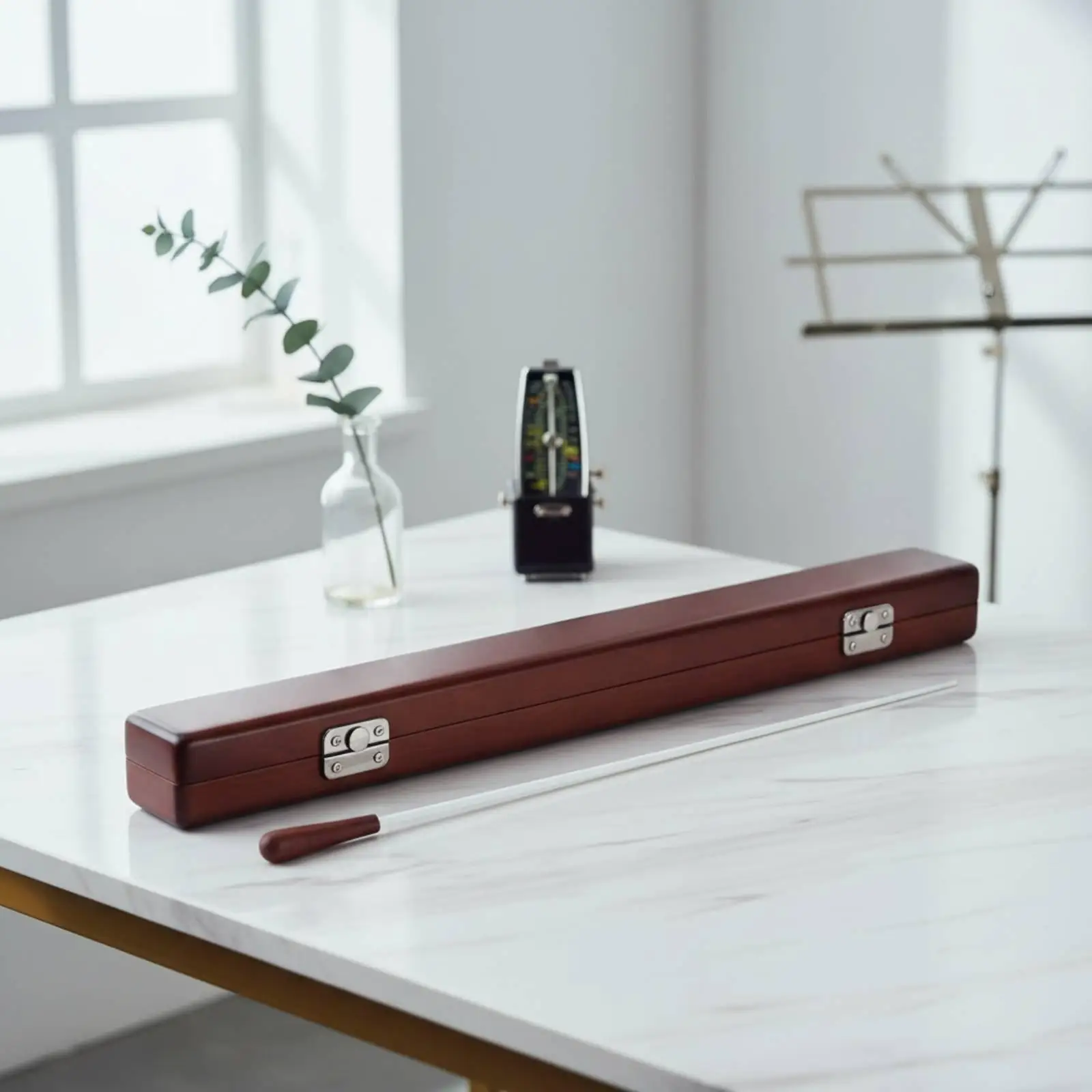 Wooden Baton with Box Easy to Store Wooden Baton Box Even for Concert, Rehearsal