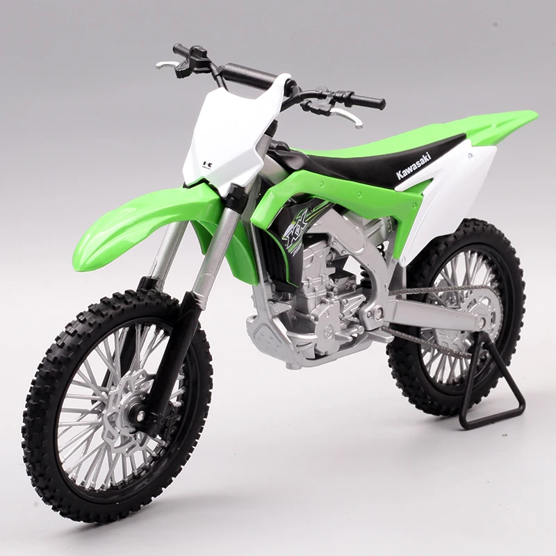 Welly 1:10 Kawasaki 2017 KX 250F Alloy Motorcycle Model High Simulation Diecast Metal Motorcycle Model Collection Children Gifts