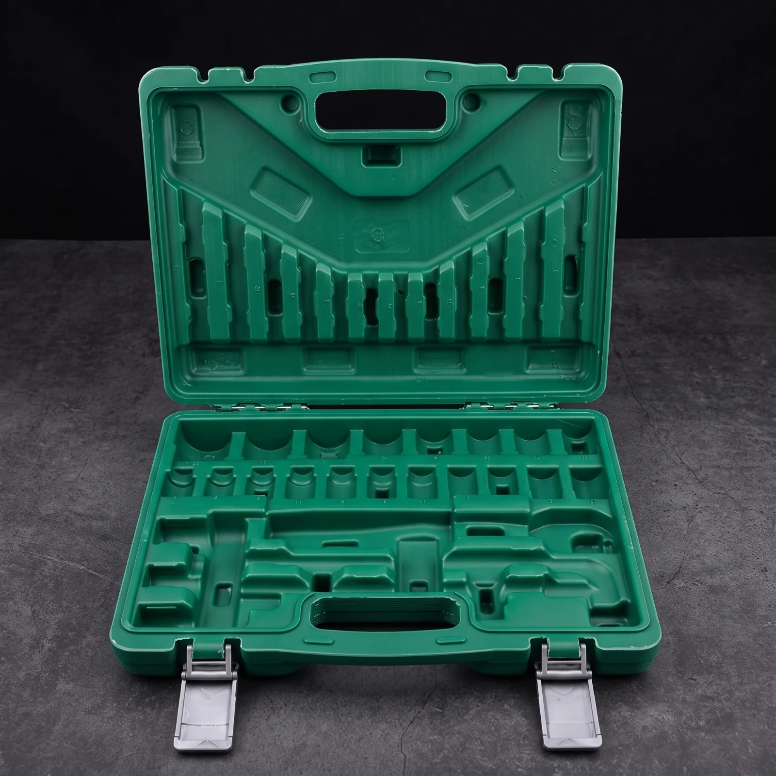 Tool Storage Case Hard Shell Tool Organizer Case Blow-Molded Portable for DIYers, Garage, Workshop