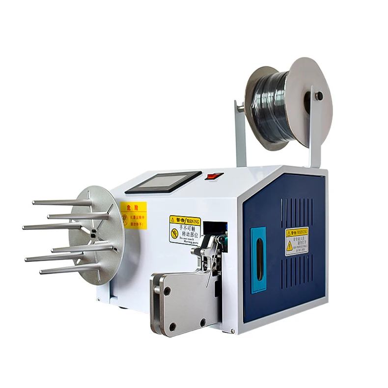 ماكينة ربط وتلف الأسلاك الأوتوماتيكية Borx-3-28 ماكينة تجليد الكابلات بقوة 220 فولت مع موزع أفلام مطاطي مجاني #1