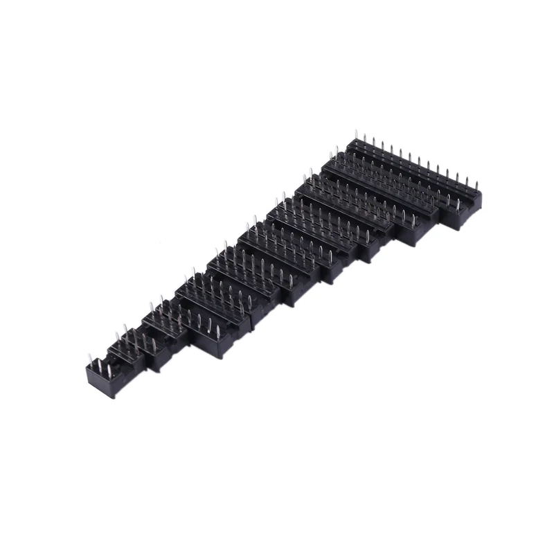 AB41-264Pcs/Lot DIP IC Sockets Adaptor Solder Type Socket Kit 6,8,14,16,18,20,24,28 Pin For Arduino PCB DIY Kit