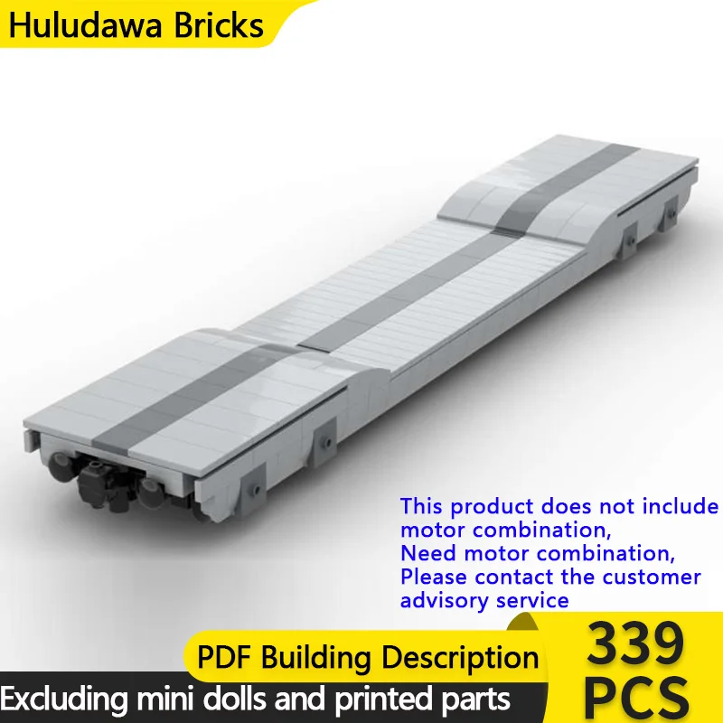 

City Car Model MOC Building Bricks Germany Heavy Armored Train Modular Technology Children Holiday Gifts Assemble Toys Suit