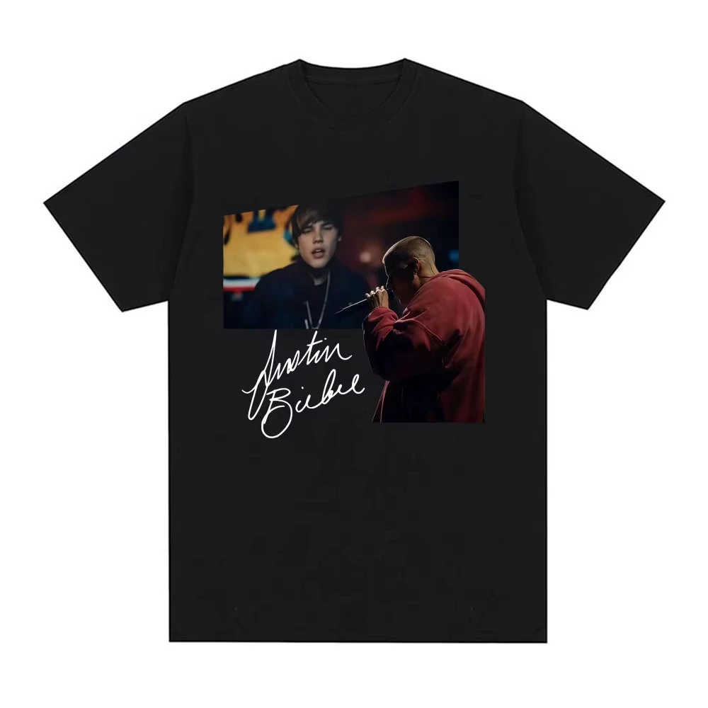 

Justin Bieber Coachella Singing with You 2026 Merch T-shirt Men Women Harajuku Hip Hop Street T Shirt Summer Tops O-Neck Tshirts