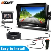 Car Rear View IR Camera with Monitor for Truck/Trailer Parking 7\