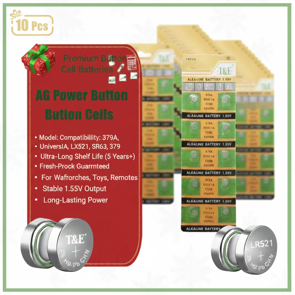 

379A AG0 CX521A CX63 C30SW Suitable for watch batteries, toy batteries, button cell batteries (alkaline batteries)